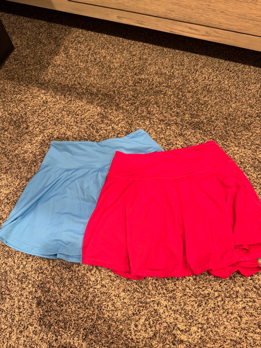 2 athletic skirts with attached shorts